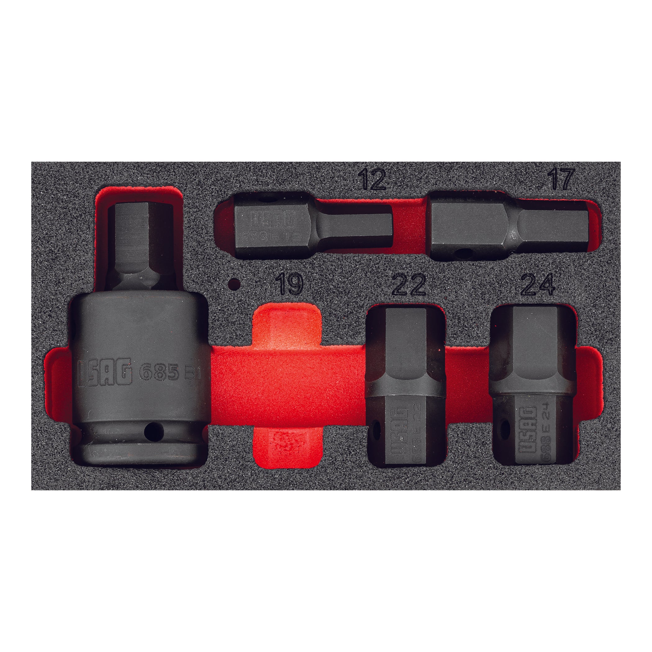 Assorted two-tone sponge module (6 pcs) | 519 M 688ED6 | Usag - U05191030 Assorted two-tone sponge module (6 pcs) | 519 M 688ED6 | Usag - U05191030